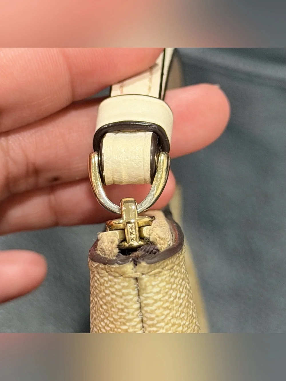 Coach Corner Zip Wristlet